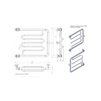 Полотенцесушитель Двин Dw 50/60 (полированный, без полки) - Превью изображения №4 — Интернет-магазин ПроЗаказ
