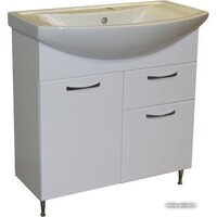 СанитаМебель Тумба Камелия 67.51к Д2 с умывальником Балтика 80