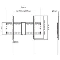 Кронштейн для телевизора Gembird WM-80F-01 - Превью изображения №2 — Интернет-магазин ПроЗаказ
