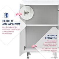  Doratiz Тумба Doratiz Афина 50 9911.197 (белый) - Превью изображения №8 — Интернет-магазин ПроЗаказ