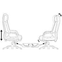 Офисное кресло Бюрократ DAO/BROWN (коричневый) - Превью изображения №6 — Интернет-магазин ПроЗаказ