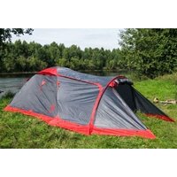 Экспедиционная палатка TRAMP Cave 3 v2 (серый) - Превью изображения №2 — Интернет-магазин ПроЗаказ