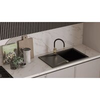 Кухонная мойка Kernau KGS J 5079 1B1D Deep Black - Превью изображения №3 — Интернет-магазин ПроЗаказ