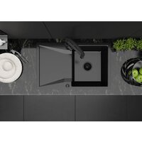Кухонная мойка Kernau KGS J 5079 1B1D Deep Black - Превью изображения №2 — Интернет-магазин ПроЗаказ