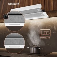 Кухонная вытяжка Weissgauff TEL 600 2M White Glass - Превью изображения №6 — Интернет-магазин ПроЗаказ