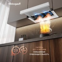 Кухонная вытяжка Weissgauff TEL 600 2M White Glass - Превью изображения №4 — Интернет-магазин ПроЗаказ