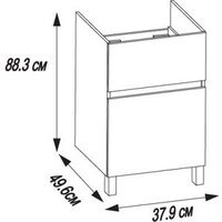  Акватон Тумба под умывальник Лайн 1A232201LF010 - Превью изображения №10 — Интернет-магазин ПроЗаказ
