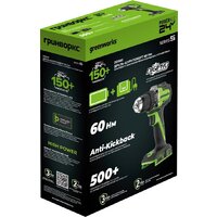 Дрель-шуруповерт Greenworks DD560 3708407CUB (с 1-им АКБ) - Превью изображения №2 — Интернет-магазин ПроЗаказ
