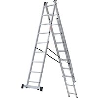 Лестница-стремянка Новая высота NV 123 алюминиевая трёхсекционная 3x9 ступеней - Превью изображения №12 — Интернет-магазин ПроЗаказ