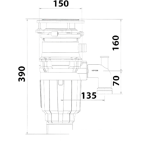 Измельчитель пищевых отходов Bone Crusher BC 910 Slim Line - Превью изображения №8 — Интернет-магазин ПроЗаказ