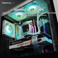 Система жидкостного охлаждения для процессора DeepCool LS520 SE WH R-LS520-WHAMMM-G-1 - Превью изображения №3 — Интернет-магазин ПроЗаказ