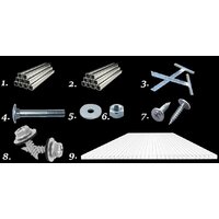 Каркас теплицы КомфортПром 3.5x4м(0.67) 10014104 - Превью изображения №7 — Интернет-магазин ПроЗаказ