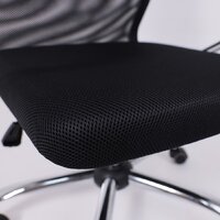 Офисное кресло AksHome Iris Chrome DMS (хром/черный) - Превью изображения №4 — Интернет-магазин ПроЗаказ