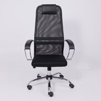 Офисное кресло AksHome Iris Chrome DMS (хром/черный) - Превью изображения №10 — Интернет-магазин ПроЗаказ