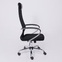 Офисное кресло AksHome Iris Chrome DMS (хром/черный) - Превью изображения №8 — Интернет-магазин ПроЗаказ