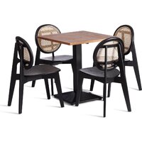 Стул TetChair Fenrir дерево вяз (черный) - Превью изображения №6 — Интернет-магазин ПроЗаказ