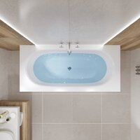 Ванна Lauter Ava 150 21208050 (с ножками, серым подголовником и белым лицевым экраном) - Превью изображения №22 — Интернет-магазин ПроЗаказ