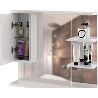  Mixline Шкаф с зеркалом Этьен 80 L 540870 (с подсветкой) - Превью изображения №2 — Интернет-магазин ПроЗаказ