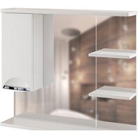 Mixline Шкаф с зеркалом Этьен 80 L 540870 (с подсветкой)