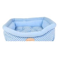 Лежак Puppia Cozy Dot OASA-AU5983-BL-FR (голубой) - Превью изображения №3 — Интернет-магазин ПроЗаказ