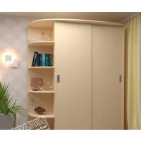 Шкаф-купе Кортекс-мебель Лагуна ШК05-00 правая консоль (белый) - Превью изображения №3 — Интернет-магазин ПроЗаказ