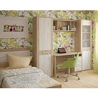 Шкаф-пенал Интерлиния Коламбия КЛ-5-1 (дуб сонома/дуб белый) - Превью изображения №5 — Интернет-магазин ПроЗаказ