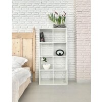 Стеллаж Кортекс-мебель Дельта-8 71x140 (белый) - Превью изображения №5 — Интернет-магазин ПроЗаказ