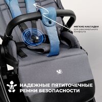 Универсальная коляска Sweet Baby Stella 2в1 (темно-серый) - Превью изображения №7 — Интернет-магазин ПроЗаказ