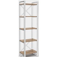 Hype Mebel Стандарт 50x170 (белый/дуб галифакс натуральный)