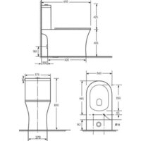 Унитаз напольный Roxen Urban Tornado 600190-01 - Превью изображения №6 — Интернет-магазин ПроЗаказ