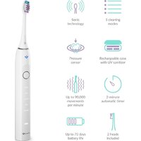 Электрическая зубная щетка TrueLife SonicBrush Clean70 UV (белый) - Превью изображения №5 — Интернет-магазин ПроЗаказ