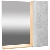  Doratiz Шкаф с зеркалом Фьорд 70 R 2711.159 (дуб бунратти/цемент) - Превью изображения №4 — Интернет-магазин ПроЗаказ