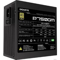 Блок питания Gigabyte P750GM - Превью изображения №3 — Интернет-магазин ПроЗаказ
