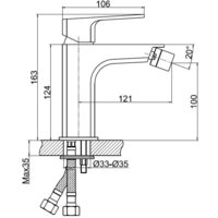 Смеситель Cersanit Wisla 63058 - Превью изображения №2 — Интернет-магазин ПроЗаказ