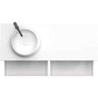  ЗОВ Тумба под умывальник Кито 120 K120LW0MRMC (белый/тростник) - Превью изображения №3 — Интернет-магазин ПроЗаказ