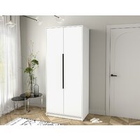 Шкаф распашной Интерлиния Концепт КТ-Ш2 (белый платинум/белый платинум) - Превью изображения №5 — Интернет-магазин ПроЗаказ