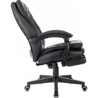 Офисное кресло Бюрократ T-9950MSG-F (черный, экокожа) - Превью изображения №6 — Интернет-магазин ПроЗаказ