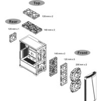 Корпус Thermaltake H350 TG RGB CA-1R9-00M1WN-00 - Превью изображения №11 — Интернет-магазин ПроЗаказ