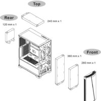Корпус Thermaltake H350 TG RGB CA-1R9-00M1WN-00 - Превью изображения №10 — Интернет-магазин ПроЗаказ