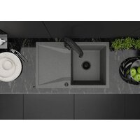 Кухонная мойка Kernau KGS J 5079 1B1D Graphite - Превью изображения №2 — Интернет-магазин ПроЗаказ