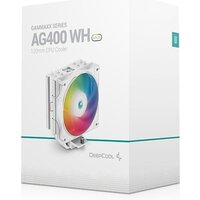 Кулер для процессора DeepCool AG400 WH ARGB R-AG400-WHANMC-G-2 - Превью изображения №10 — Интернет-магазин ПроЗаказ