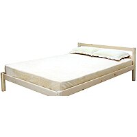 Мебельград Рино 120x200 с опорными брусками (массив сосны без покрытия)
