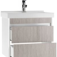  Домино Тумба под умывальник Fest 60 Uno подвесная с двумя ящиками В2 - Превью изображения №3 — Интернет-магазин ПроЗаказ