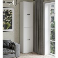 Шкаф распашной Интерлиния Skill-21 (2) (белый/белый) - Превью изображения №2 — Интернет-магазин ПроЗаказ