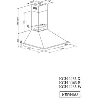 Кухонная вытяжка Kernau KCH 1163 X - Превью изображения №3 — Интернет-магазин ПроЗаказ