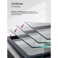 Электрический духовой шкаф LEX EDP 610 BL Wide Series - Превью изображения №7 — Интернет-магазин ПроЗаказ