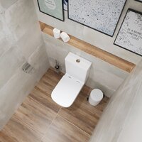 Унитаз напольный Lauter Vortex 2110012VF + гигиенический душ Tera 21GN9011CH - Превью изображения №18 — Интернет-магазин ПроЗаказ