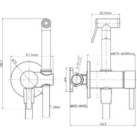 Унитаз напольный Lauter Vortex 2110012VF + гигиенический душ Tera 21GN9011CH - Превью изображения №30 — Интернет-магазин ПроЗаказ