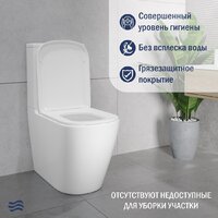 Унитаз напольный Lauter Vortex 2110012VF + гигиенический душ Tera 21GN9011CH - Превью изображения №5 — Интернет-магазин ПроЗаказ