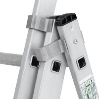 Лестница-стремянка Новая высота NV 123 алюминиевая трёхсекционная 3x8 ступеней - Превью изображения №12 — Интернет-магазин ПроЗаказ